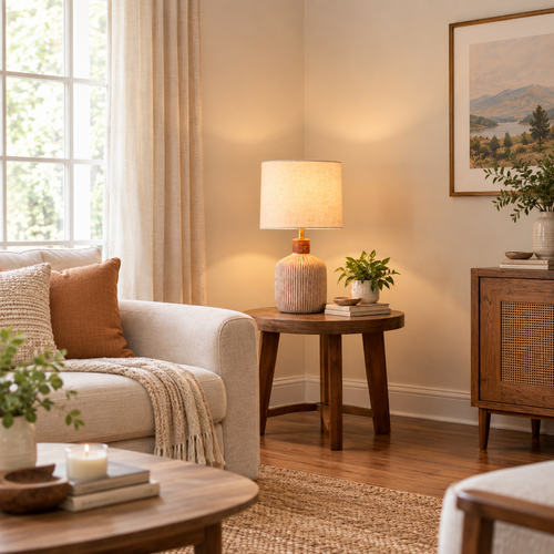Cleofe Ceramic Table Lamp